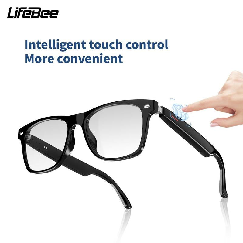 LFEBEE Wireless Smart Glasses with Voice Control - UV Protection for Outdoor Sports